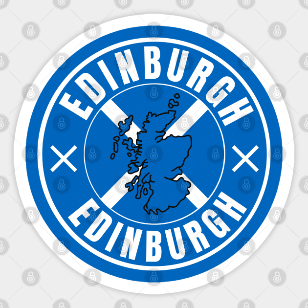 Edinburgh Sticker by footballomatic